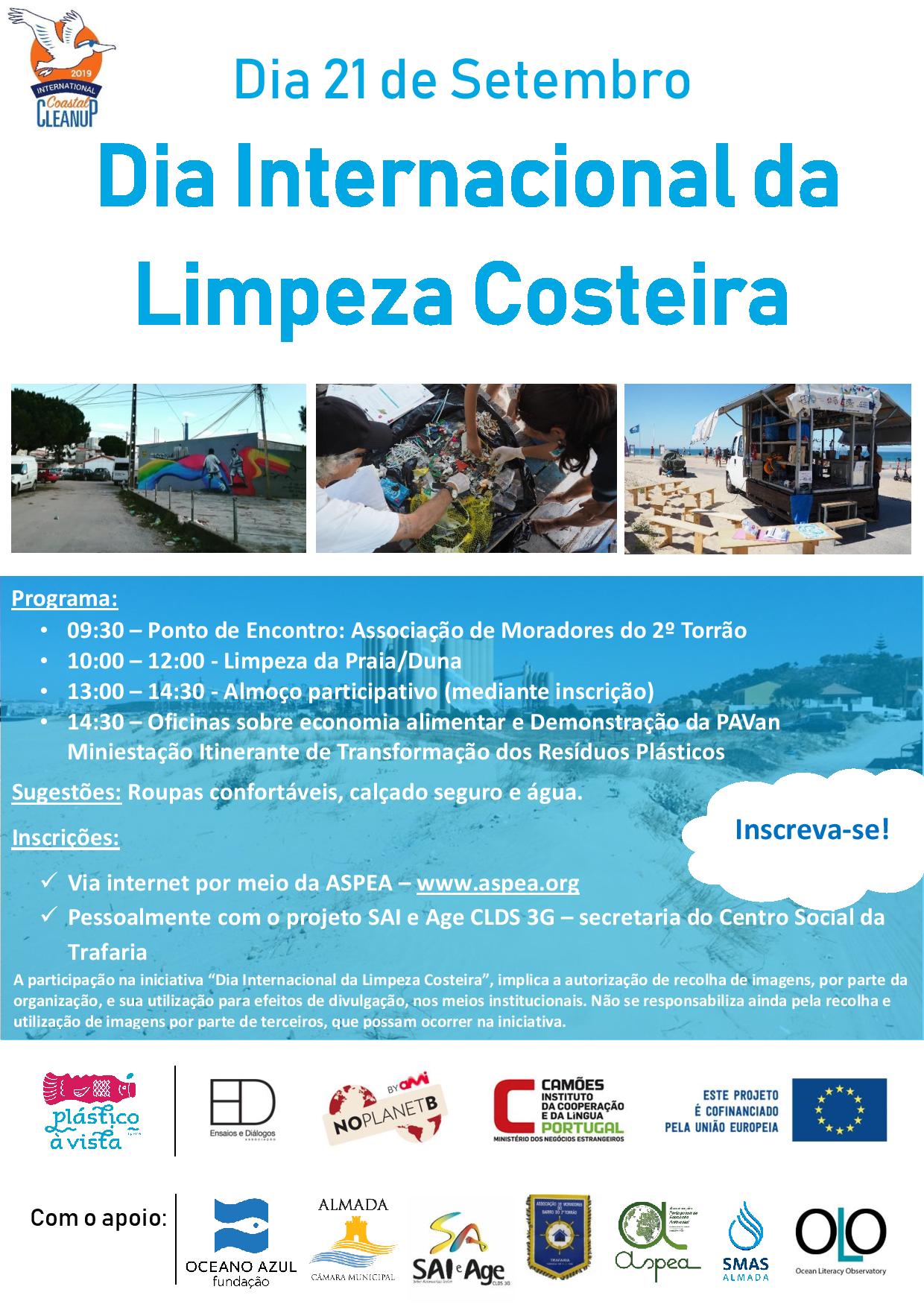 Cartaz 21 Set Limpeza Praia