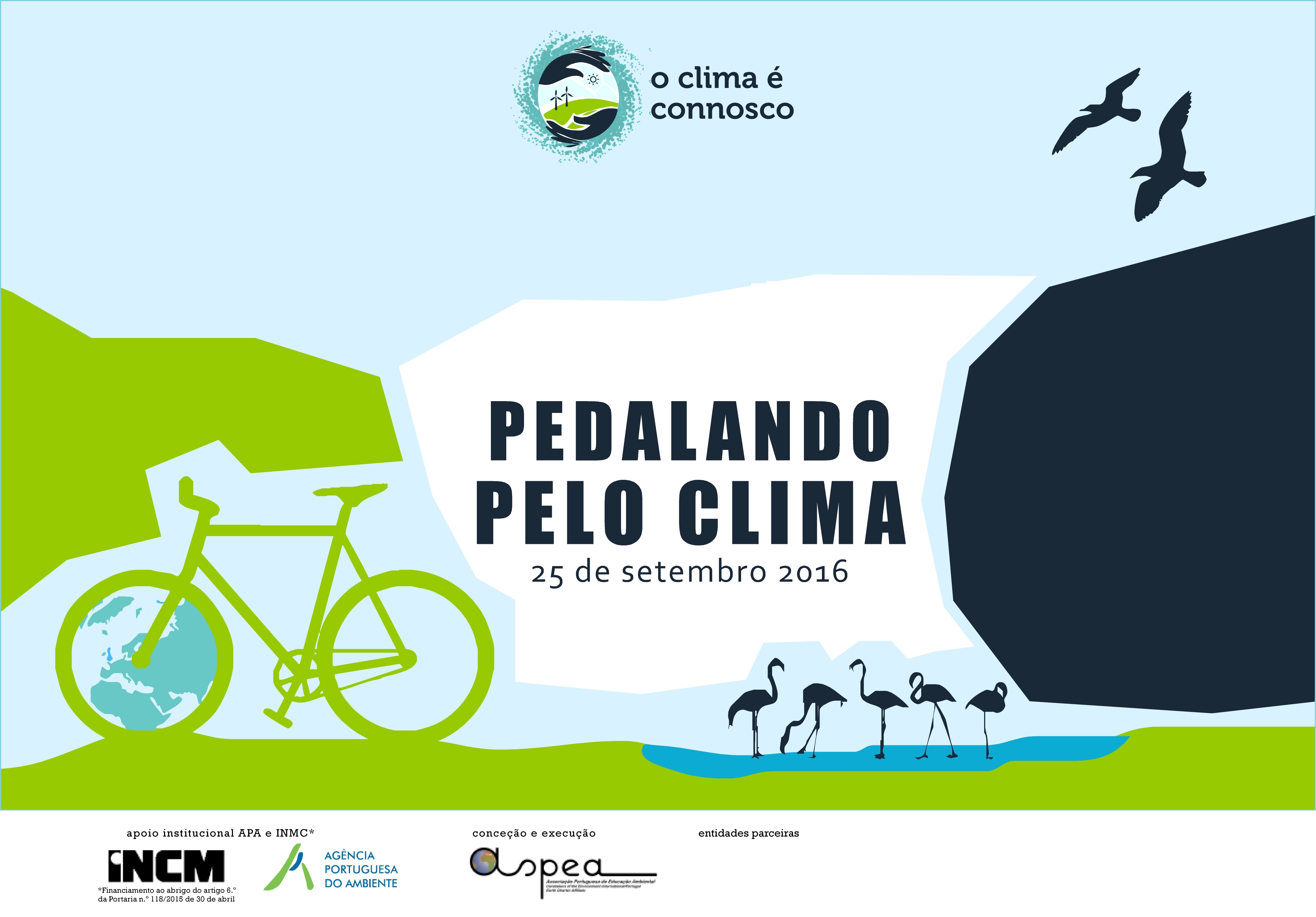 PEDALANDO PELO CLIMA cartaz